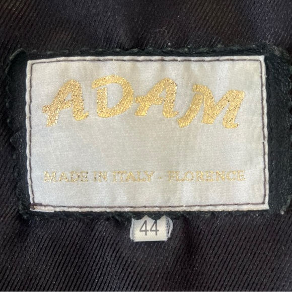 Stunning Structural Adam Leather Jacket Made in Italy Size 44 - Picture 2 of 8